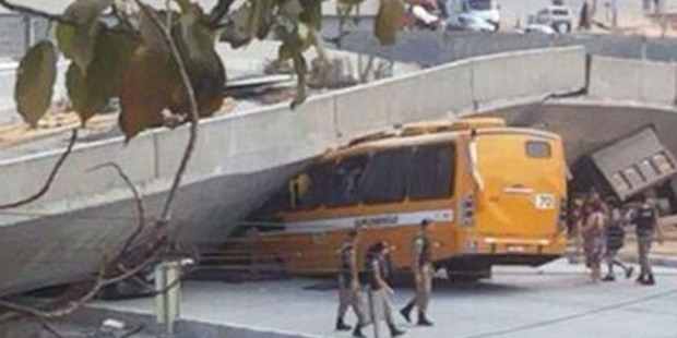 It's still not clear if people were still trapped on the bus following the overpass collapse.
