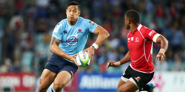 Israel Folau has starred for the Waratahs but the Wallabies will need more than that to topple the All Blacks this year. Photo / Getty Images