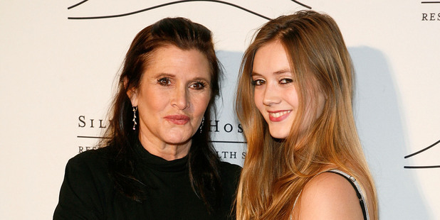 Carrie Fisher and Billie Lourd. Photo / Getty Images
