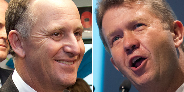 National leader John Key has rare political gifts. Labour leader David Cunliffe has a mountain to climb. Photos/ APN, Mark Mitchell