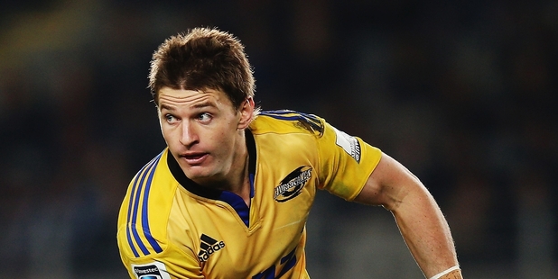Beauden Barrett starred for the Hurricanes during their 16-9 victory over the Crusaders. Photo / Getty Images