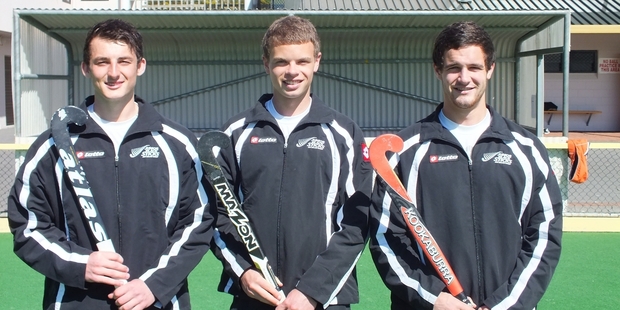 PROMISING:Nick Finlayson, Ben van Woerkomand Trent Lett will be part of the Capital line-up on Sunday.