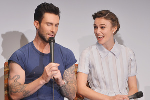 Adam Levine and Keira Knightley star in the movie, Begin Again. Photo / Getty Images