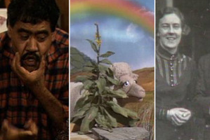 Scenes from The Billy T James Show, children's programme Bidibidi and a documentary of Hokonui Todd.