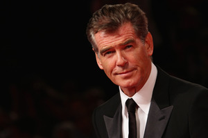 Pierce Brosnan is eyeing a role in the next Expendables film. Photo / Getty Images