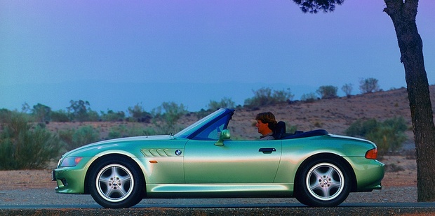 The BMW Z3 briefly featured in the James Bond movie, Goldeneye.