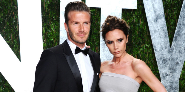 David Beckham and Victoria Beckham at the 2012 Vanity Fair Oscar Party.
Photo / Getty