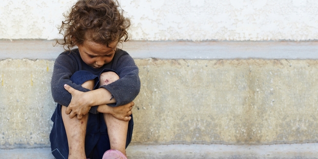 The children of low-income parents often suffer poor health and stunted opportunities. Photo / Getty Images