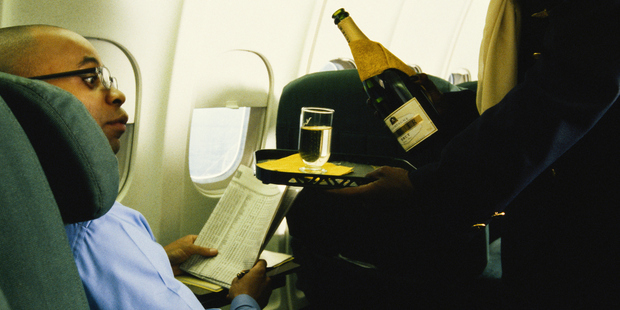 Be responsible when drinking in-flight. Photo / Thinkstock