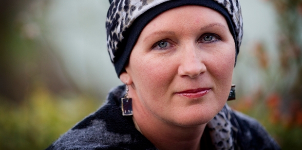 Chemo patient Bridget Wheeler's hat kept her out of Hamilton's casino. Photo / Christine Cornege