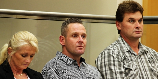 Jayne Crompton, left, Marc Ethelstone and Dean Theobald, were involved in the manufacture of methamphetamine. Photo / File