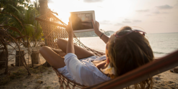 Technology is for showing off you're on holiday, not for checking e-mails.
Photo / Thinkstock