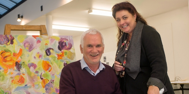 Chris Verburg (left) who will be taking over the running of EIT's ideaschool from Suzette Major. Photo/Supplied