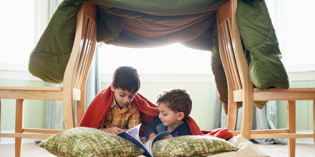 Encourage fort-building these holidays. Photo / Thinkstock