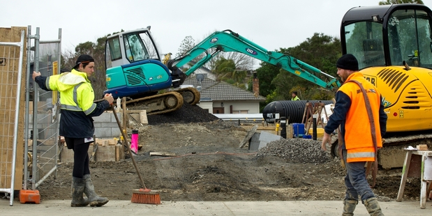 Foundation work is under way on the site in Pt Chevalier. Photo / Dean Purcell