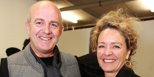 Peter Holland and Nicki Manthel at Avant Garde Studio.