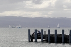 As the weather clouds over Napier, fishermen try their luck at the inner harbour in Ahuriri. Photo/Warren Buckland As the weather clouds over Napier, fishermen try their luck at the inner harbour in Ahuriri. Photo/Warren Buckland
