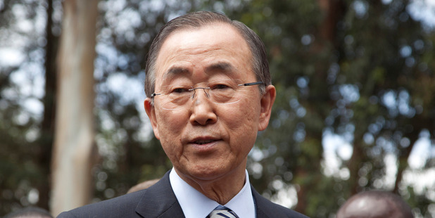 United Nations Secretary General Ban Ki-moon. Photo / AP
