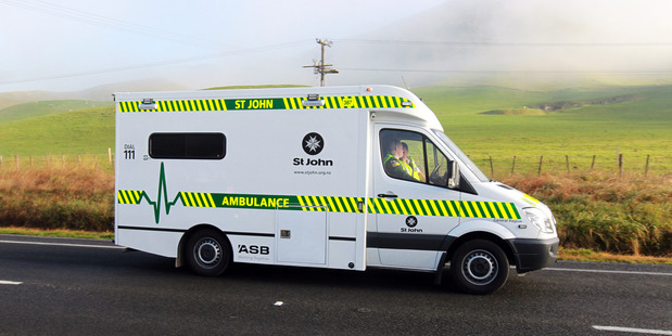 The man was in a serious condition last night. Photo / Glenn Taylor