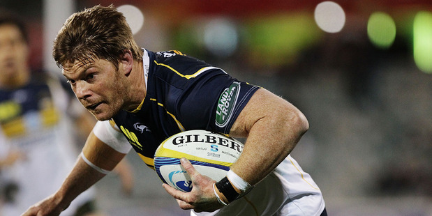 Clyde Rathbone of the Brumbies in action during the Super Rugby match between the Brumbies and the Force at Canberra Stadium. Photo / Getty Images