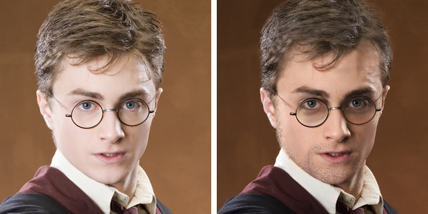 What will life be like for Harry Potter at 34? (nzherald.co.nz mockup on right).
