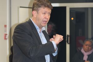 Labour leader David Cunliffe in Hamilton on Wednesday.