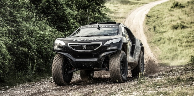 Peugeot's rally monster 2008 DKR is set to take on the grueling Dakar rally in South America over the new year. Photo / RedBull Content Pool
