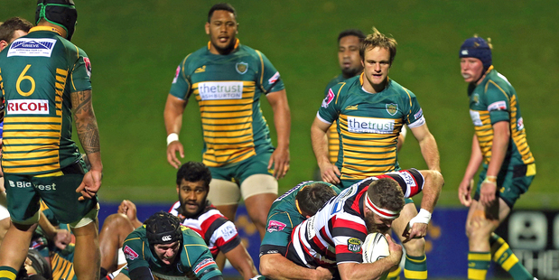 The win carried Counties Manukau's head-to-head record against the Hammers to 5-0. Photo / Getty Images