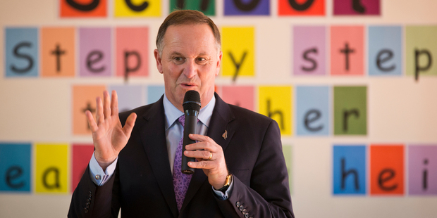 John Key's rapid reversal of a 2012 Budget decision to increase intermediate class sizes was the judgment of a Prime Minister who had not been unnerved. Photo / Greg Bowker