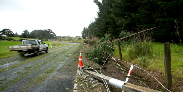 Power was restored to thousands of customers yesterday, including to almost all of Waiheke Island. Photo / Dean Purcell
