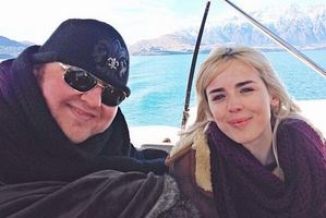 Dotcom and Danielle Sharp in Queenstown. Photo / Supplied