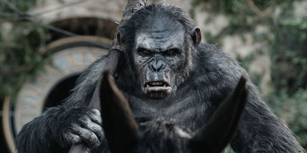 Koba as played by Christopher Gordon in Dawn of the Planet of the Apes.