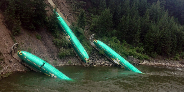 The sight is proving popular with river rafters. Photo / Brock Sarbeck