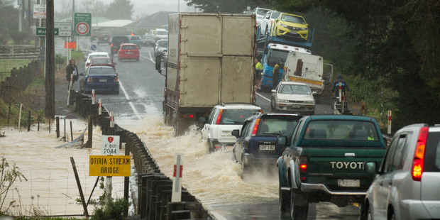 Heavy rain and high winds brought flooding and damage to Northland this week. Photo / Dean Purcell