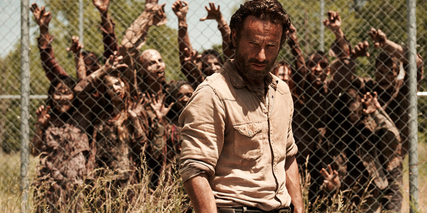 Andrew Lincoln in The Walking Dead.