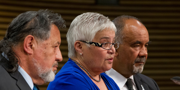 MILESTONE: Maori Affairs Minister Dr Pita Sharples (left) and Maori Party co-leaders Tariana Turia and Waiariki MP Te Ururoa Flavell will be celebrating the party's achievements this Saturday at Ohinemutu. PHOTO/FILE