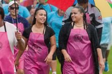 Karena Bird, left, and Kasey Bird at the Relay for Life.