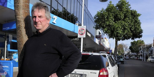 Bill Campbell says paid parking has killed central city foot traffic.
