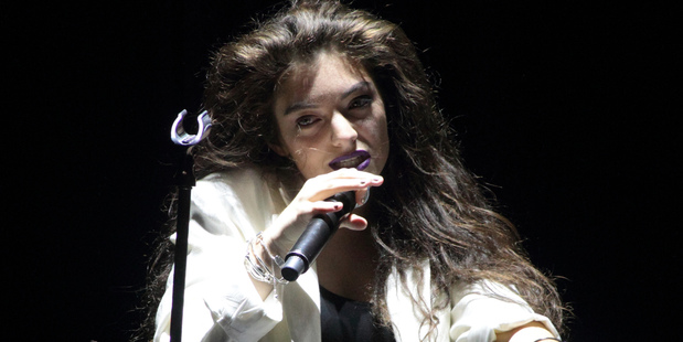Lorde on stage earlier this year in the United States.(Photo by Owen Sweeney/Invision/AP)