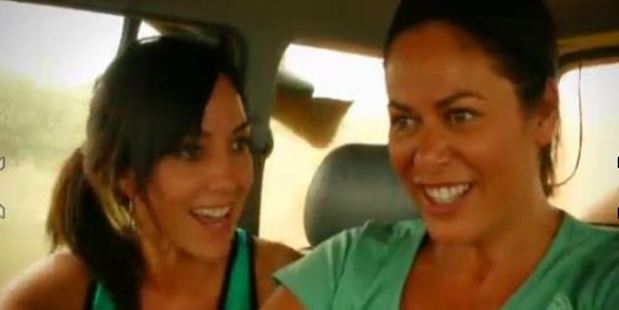 Tauranga women Carla Beazley (left) and Hereni Fulton are ready to run for the money against Aussies and Kiwis.