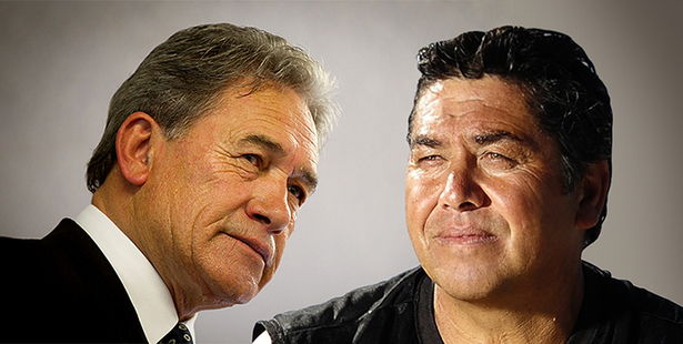 New Zealand First Leader Winston Peters and Tauranga-based Independent MP Brendan Horan.