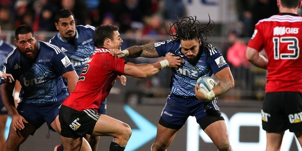 All Black Ma'a Nonu has been in brilliant form for the Blues this season and it's hard to see where they'll find a replacement of his calibre. Photo / Getty Images