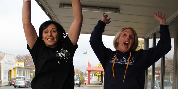 Janine Withey (left) and Annette Kendall, two of the trustees for Levi Asken. Photo/Christine McKay