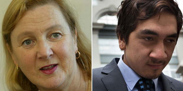 Judge Cunningham, left, discharged without conviction Korotangi Paki, the son of a Maori king after he pleaded guilty to burglary, theft and drink driving. Photos / NZ Herald