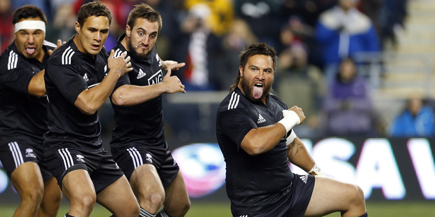 The Maori All Blacks perform the haka before a tour game against the USA last year. Photo / Getty Images