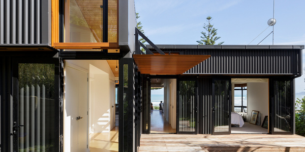 offSET Shed House in Gisborne by Irving Smith Jack Architects.
Photo / Patrick Reynolds