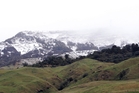 The hills around Te Pohue off State highway 5 which was briefly closed yesterday because of black ice.Photo/Paul Taylor The hills around Te Pohue off State highway 5 which was briefly closed yesterday because of black ice.Photo/Paul Taylor