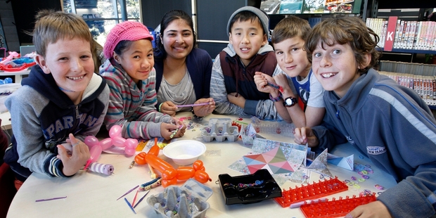 The Teens' Breakfast Club was a popular choice for these kids. Photo/Tania Newman