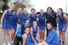 The Whangarei Netball Centre under-15 team was all smiles after their quarter-final win at the North Island under-15 championships. Back row from left; Mikaela Crawford, Serai Murray Wihongi, Amie Payton, Lauren Kenrick, Dani Kirby, Jess McClintock Maihi, Kaea Robinson; front row, Trina Henare (coach), Leihana Shelford Tito, Maddy Gordon, Rayna Dangen. Absent: Grace Lockett. Photo/Jo Kirby The Whangarei Netball Centre under-15 team was all smiles after their quarter-final win at the North Island under-15 championships. Back row from left; Mikaela Crawford, Serai Murray Wihongi, Amie Payton, Lauren Kenrick, Dani Kirby, Jess McClintock Maihi, Kaea Robinson; front row, Trina Henare (coach), Leihana Shelford Tito, Maddy Gordon, Rayna Dangen. Absent: Grace Lockett. Photo/Jo Kirby
