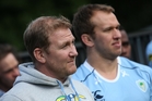 IN CHARGE: Derren Witcombe (left) has named his 2014 ITM Cup squad, with Cam Eyre (right) as captain.PHOTO/MICHAEL CUNNINGHAM IN CHARGE: Derren Witcombe (left) has named his 2014 ITM Cup squad, with Cam Eyre (right) as captain.PHOTO/MICHAEL CUNNINGHAM